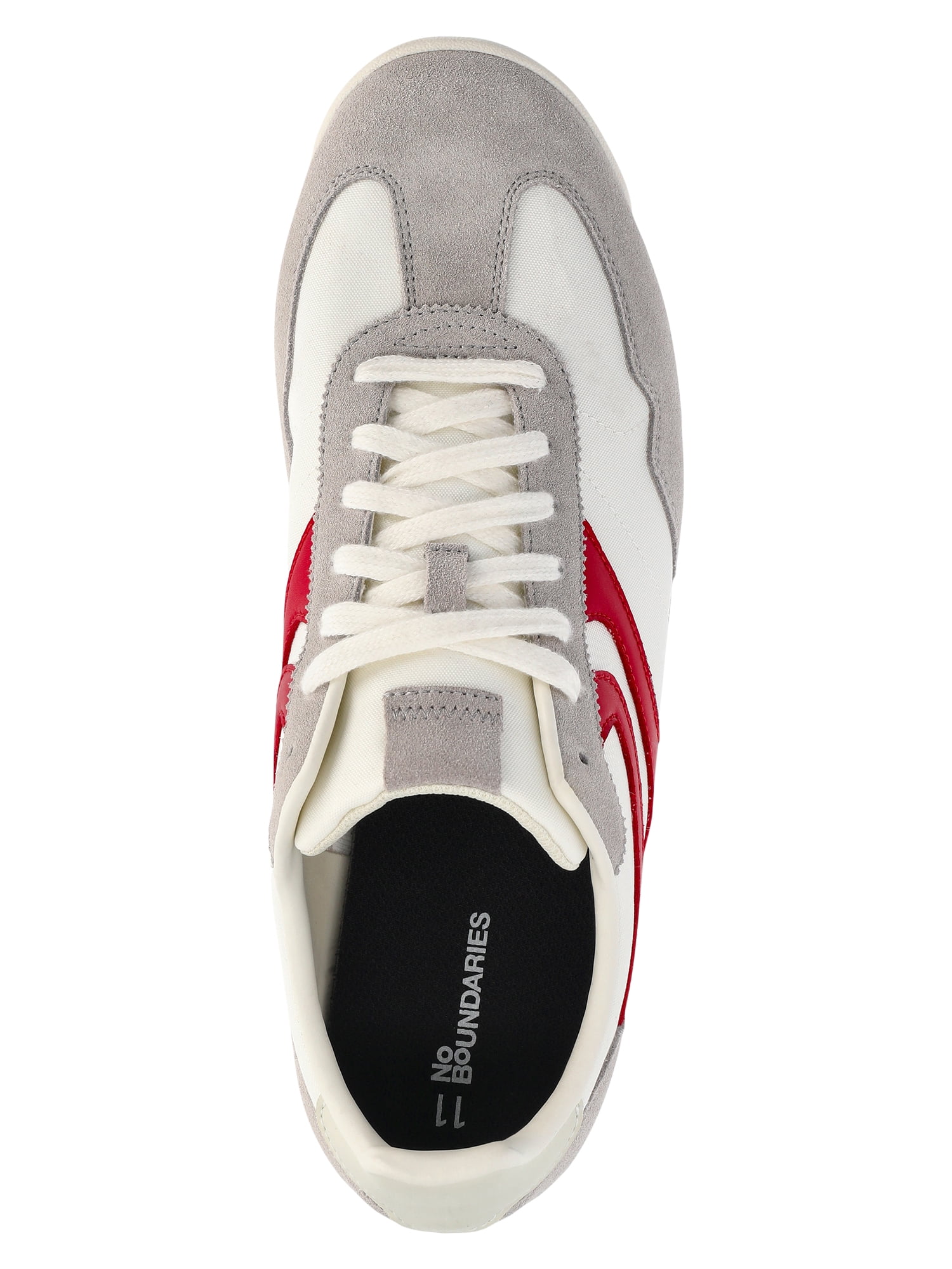 No Boundaries Men's Suede Slim Sneakers