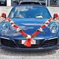 thumbnail image 4 of Decoración de flor del frente del coche de boda Flores artificiales Adorno Decoración Corona Cint el festival Fiesta Estilo E Yotijar decoraciones de la boda del coche, 4 of 8