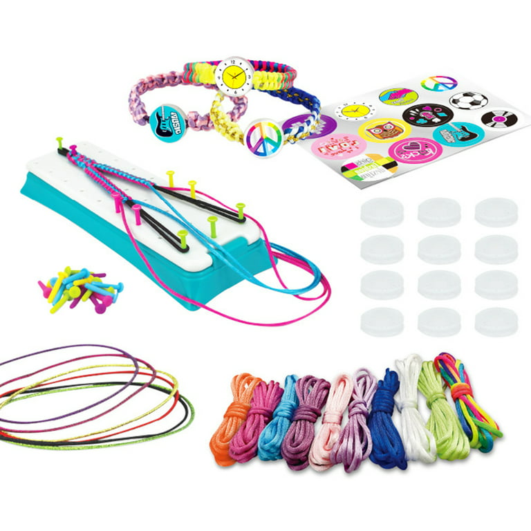 Dikence Kids Girl Crafts DIY Friendship Bracelet Making Kit for 3-12 Year  Olds Girls Children Art and Crafts Toy Bracelet Ropes Beads Kit 