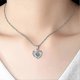 thumbnail image 1 of StatementNecklaces Fashionable and new peach heart-shaped pendant necklace--BU-Model code 27670 BU, 1 of 3