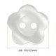 thumbnail image 2 of Botones de costura en forma de flor Uxcell Resina Torx 2 agujeros Botones de manualidades 1/2" 150 Pcs Blanco, 2 of 6