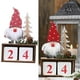 thumbnail image 4 of Adornos navideños de muñeco de nieve hechos a mano para decorar el hogar, la oficina o cualquier ocasión. rojo, 4 of 6