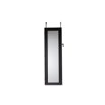 thumbnail image 3 of Baxton Studio Armoire à Bijoux Moderne Richelle avec Miroir, Noir, 3 of 5