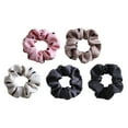 thumbnail image 3 of 5Pcs Scrunchies for Women, Premium Hair Scrunchies Sleep, Scrunchies For All Hair Types and Textures, Girls Ponytail Holders Hair Accessories, 3 of 6