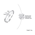 thumbnail image 2 of HOOUN Silver Cross Cuff Bracelet Men Adjustable Stainless Steel Bangle Jewelry Hot-#4, 2 of 4