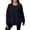 Black -AQ21, variant on Dwellite Sweatshirt for Women Long Sleeve Crewneck Fall Top with Pocket Cute Winter Loose Fit Shirt Black M