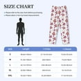 thumbnail image 4 of Lsque Purple Mushroom Print Men's Pajama Pants, Lounge Pant - Comfortable Home Wear,Elastic Waistband, Stylish Design-X-Large, 4 of 9