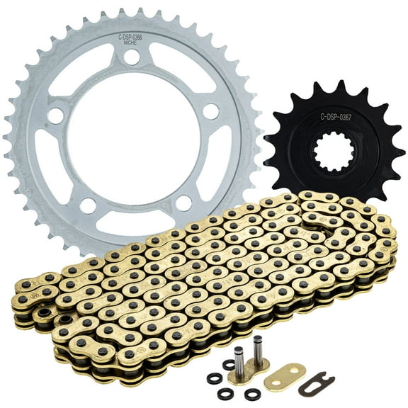 Niche Sprocket Chain Set for Honda NC750X 17/43 Tooth 520 X-Ring Front Rear Kit MK1013264