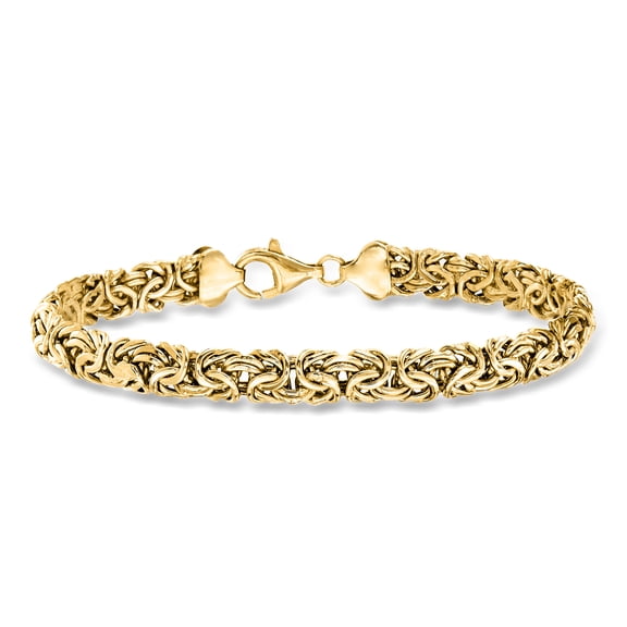 Ross-Simons 18kt Gold Over Sterling Byzantine Bracelet, Women's, Adult