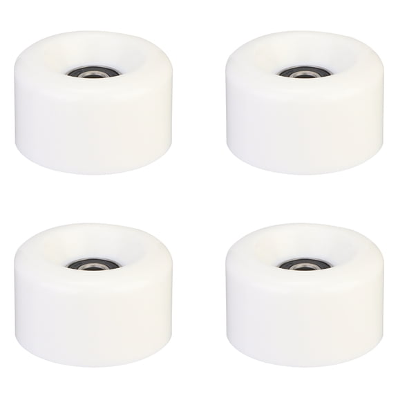 Zehuanyu 4 Pcs Skate Wheels Wheeled Shoe Wheel Lubrication Wheels Miss 5.8X3.3CM White