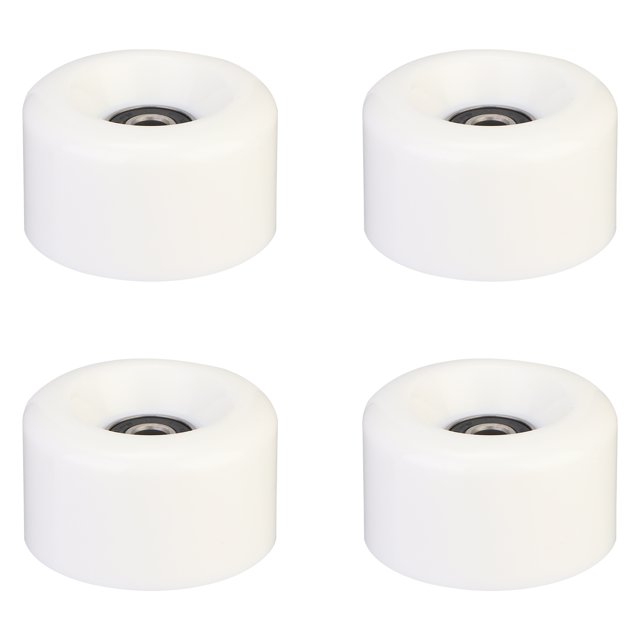EeaseCA 4 Pcs Roues à Double Rangée en PU Roues de Patinage Accessoires pour Patins avec Roulement