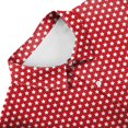 thumbnail image 4 of NAMTYQX Mens Hawaiian Shirts Short Sleeve Tropical Graphic Casual Plus Size Short Sleeve V Neck Lightweight Button Front Mens Graphic T-Shirts Red Size 5XL, 4 of 5