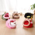 thumbnail image 3 of serony PP Coton Petit Animal de Compagnie Couchage Mignon Animal Forme Automne Hiver Douce Peluche Résistant à l'Humidité Doux Rond Maison Salon Type de Nid 4 XL, 3 of 9