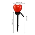 thumbnail image 6 of BMYJ Solar LED Garden Lights Outdoor Waterproof Solar Stake Lights Valentine's Day Christmas Decorations for Garden Pathway Flowerbed Cemetery Grave Porch Walkway Valentine's Theme Decorations, 6 of 6