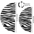 thumbnail image 3 of SKYSONIC Zebra Christmas Tree Skirt 48" Christmas Decorations Indoor Outdoor Tree Skir for Home Holiday Party Decorations Gift, 3 of 5