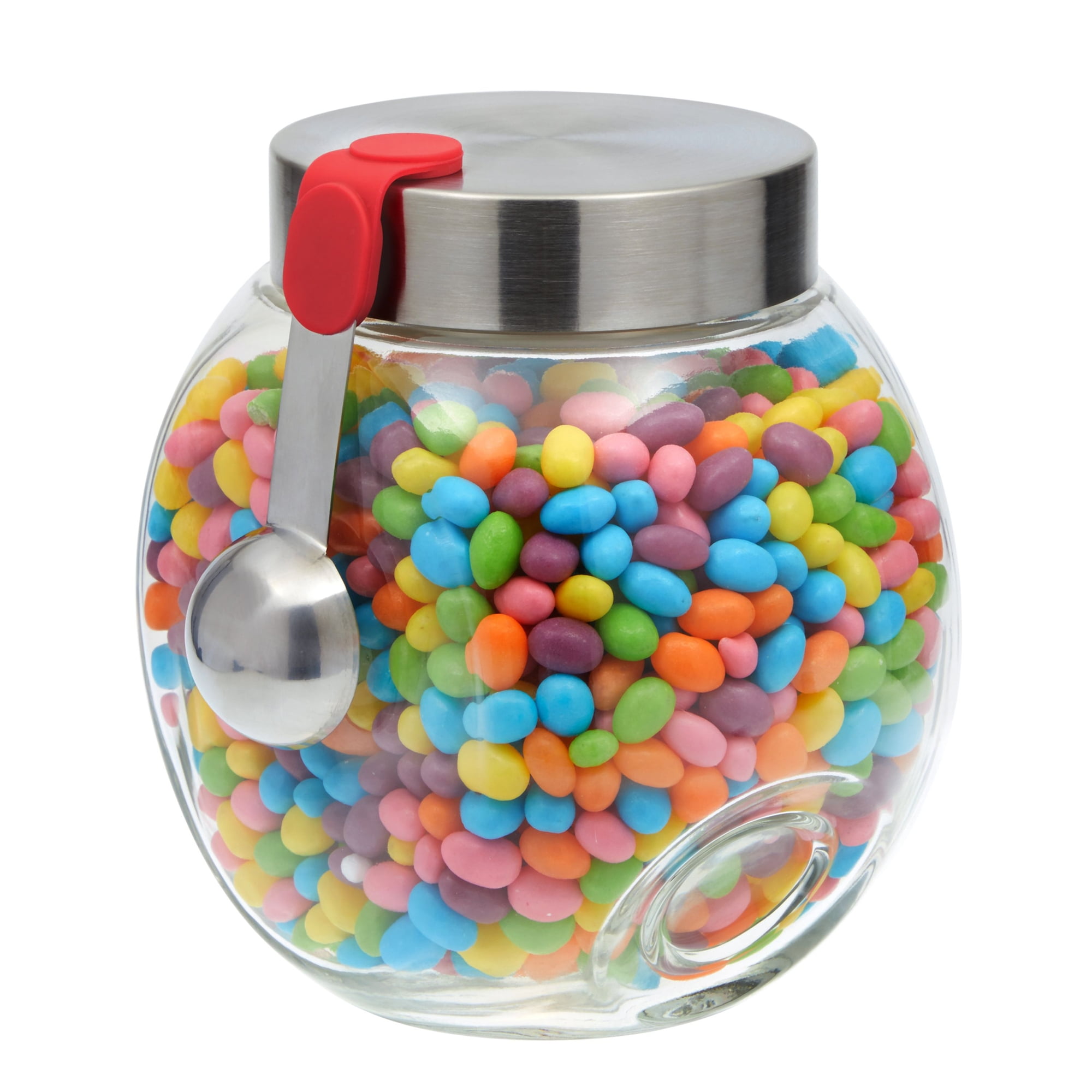 HyperSpace Small Glass Penny Jar, Candy Jar with Chrome Lid, 39oz/0.3 –  Millennium Crystals