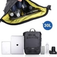 thumbnail image 3 of Motorcycle Tail Bag 10L Waterproof Motor Pannier Bag Motor Travel Luggage Motorbike Rear Rack Trunk Storage Bag Professional Motorcycle Accessories-Black, 3 of 5