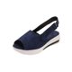 thumbnail image 2 of Verano nuevo estilo Casual moda boca de pescado gamuza sandalias de plataforma para mujer Wmkox8yii  nm4141, 2 of 5