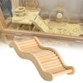 thumbnail image 6 of Stgfyxgs Hamster Climbing Ladder Wooden Bridge Bendable Funny Chewing Playing Portable Pet Toys Bendy Bridge Gerbil Rats Mice Reptiles 9.5cmx24cm, 6 of 9