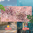 thumbnail image 5 of 1 Pcs 2D Flat License Plate Covers & Frames, Pink Glitter For Decorative Front, Waterproof For Decoration Aluminum License Plate Covers & Frames Cover For Men Women, 12" X 6", 5 of 7