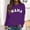 Purple, variant on ZJXFGS Pullover Sweaters For Women Ladies Sweaters Long Sleeve Tops For Women Trendy Oversized Tops For Women Womens Cold Weather Clothes Crew Neck Sweatshirt Womens Pullover Warm Outfits For Women L