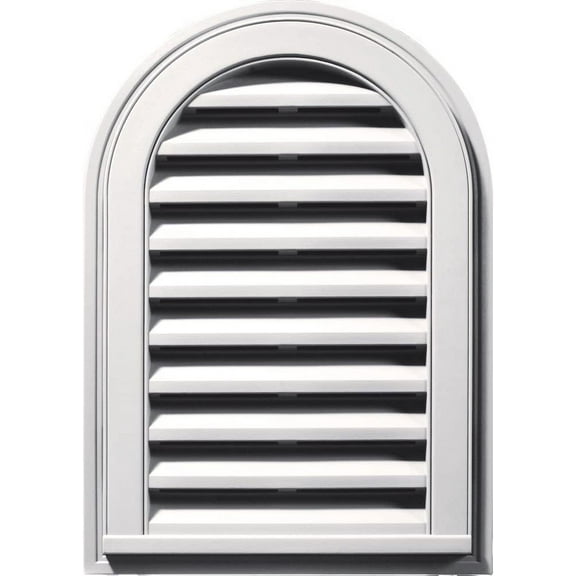 Mid America Round Top Vinyl Gable Vents (In Stock Now)