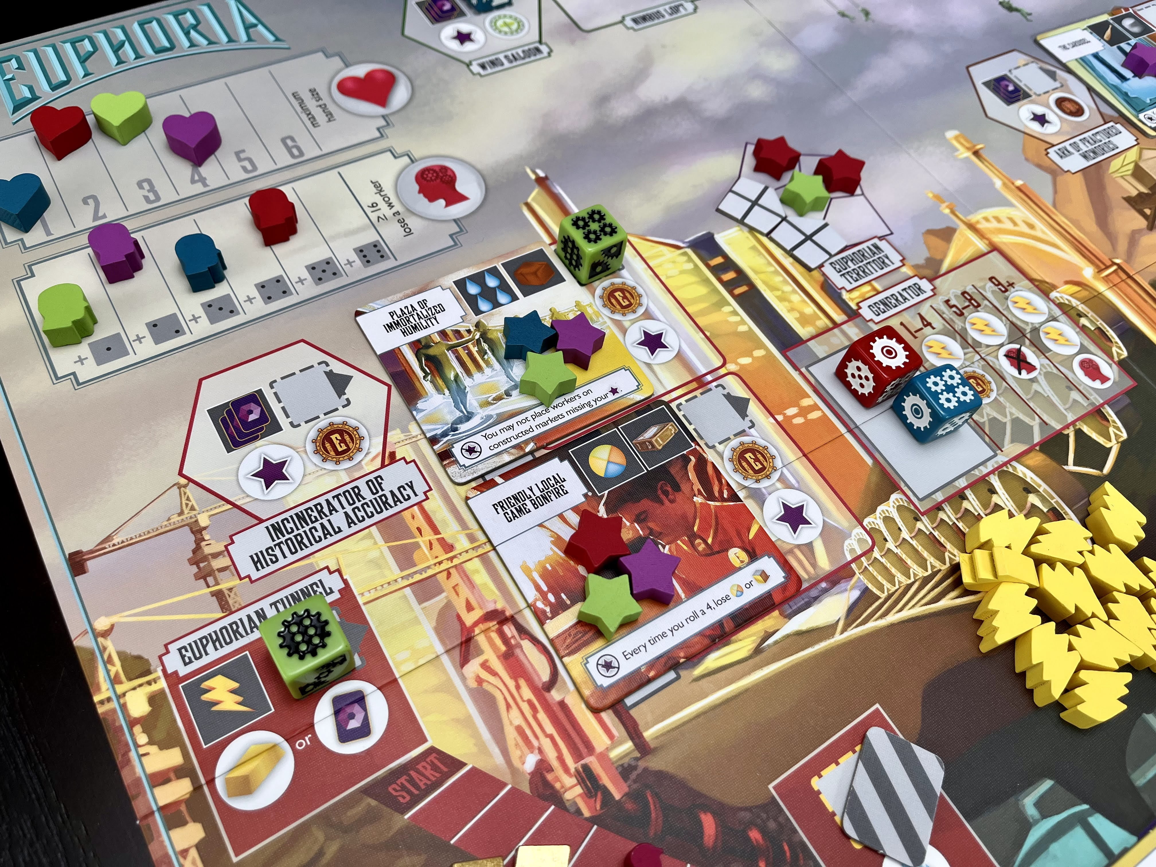 Euphoria: Build a Better Dystopia by Jamey Stegmaier - A Strategy Board Game from Stonemaier Games