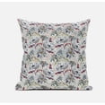 thumbnail image 5 of Roses Sprayed Stars Suede Zippered Pillow W Insert in Light Blue Peach 16 x 16, 5 of 6