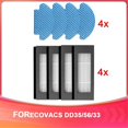 thumbnail image 1 of For ECOVACS DD35/56/33 Robot Vacuum Cleaners Vacuum Cleaner Accessories Filters and Mops Replacement, 1 of 5