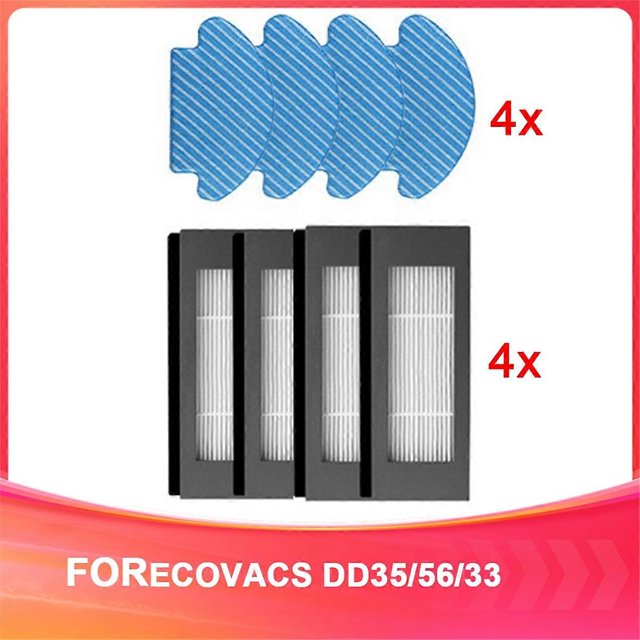 For ECOVACS DD35/56/33 Robot Vacuum Cleaners Vacuum Cleaner Accessories Filters and Mops Replacement