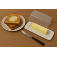 thumbnail image 2 of Dependable Industries 2 Pack Butter Dish With Cover and Handles Fits Both Elgin East Coast and West Coast Bars of Butter White, 2 of 8