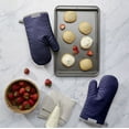 thumbnail image 2 of KitchenAid Asteroid Oven Mitt 2-Pack Set, Cobalt Blue, 7"x12.5", 2 of 6