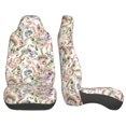 thumbnail image 3 of Sikiie Floral Car Seat Protector 2 Pack Car Seat Cushion Mat, Car Seat Covers for SUV, Truck, Van, 3 of 7