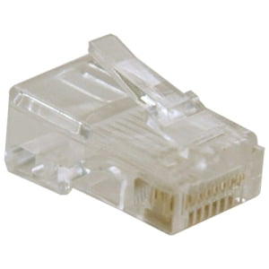 Cat5 Intercom - Tripp Lite RJ45 for Solid / Standard Conductor 4-Pair Cat5e Cat5 Cable 10 Pack
