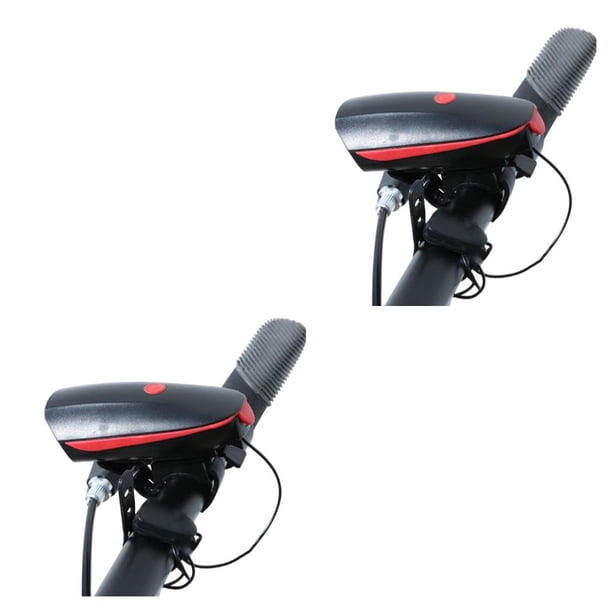 Faro LED para bicicleta Soidarity lámpara de seguridad profesional Carga USB accesorios para montar equipo de linterna para ciclismo Rojo【Carga USB) 2piezas
