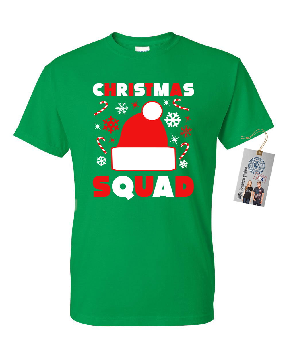 Custom Apparel R Us Christmas Squad Girls Boys Short Sleeve 