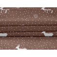 thumbnail image 5 of oneOone Velvet Dark Rose Brown Fabric Christmas Quilting Supplies Print Sewing Fabric By The Yard 58 Inch Wide, 5 of 5