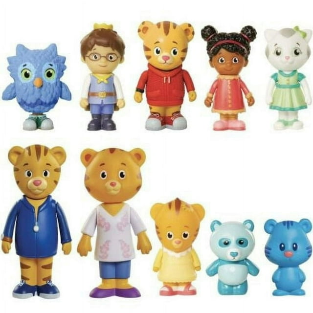 SDOTXA Daniel Tiger‘s Neighborhood Friends & Family Figure Set (10 Pack)
