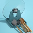 thumbnail image 5 of 1 Pcs Outils de Cuisine Pliables Support de Cuillère en Plastique (Rose), 5 of 5