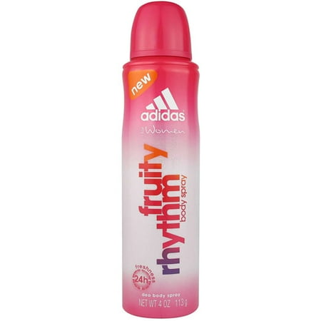 adidas for Women Fruity Rhythm Body Spray, 4 oz