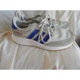 thumbnail image 4 of Ad-id-as END PLASTIC WASTE GRAY BLUE STRIPED MENS RUNNING/ CASUAL SHOES, SIZE 10.5, 4 of 6