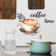 thumbnail image 2 of Adhesivos de pared para café Coffee Time, taza de café, PVC, 30 x 29 cm, 2 of 4