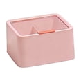 thumbnail image 2 of Makeup Pad Organizer Clear Cosmetic Storage Box 3 Colors For Balls Swabs Pads Bathroom Vanity, 2 of 6