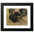 thumbnail image 2 of Edgar Degas 14x12 Black Modern Framed Museum Art Print Titled - In the Modist (Modist Filling a Hat), 2 of 5