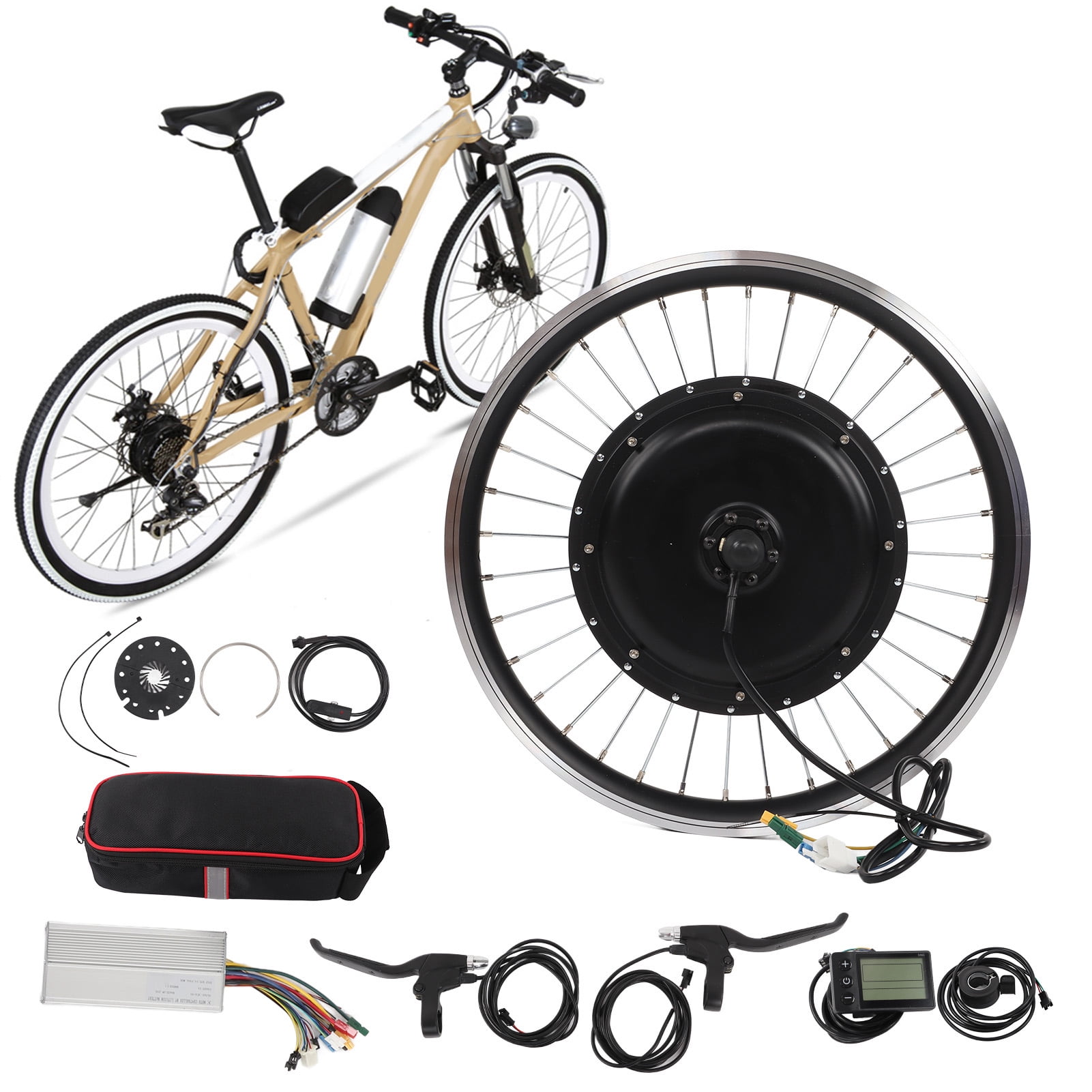Kit de Conversion Vélo Électrique 20 Pouces, Kit de Conversion