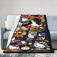 thumbnail image 3 of Halloween Hello Kitty Kawaii Cat Blanket Sofa Air Conditioning Blanket Bed Living Room Blanket 40x50 H-2, 3 of 5