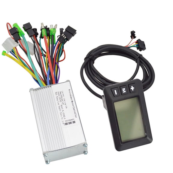 Soidarity Kit de Panel, conjunto de controlador, suministros para Scooter, instalación práctica, accesorios mejorados multifuncionales, Motor Bicicletas eléctricas 24-48V