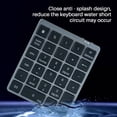 thumbnail image 3 of Teclado Numérico Inalámbrico 28 Teclas Bluetooth Usb Recargable Diapasón Inalámbrico Expandido Teclado Clavier Para Computadora Hogar Viaje Methold EL007785-00, 3 of 5