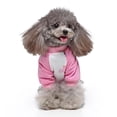 thumbnail image 5 of Dog Clothes for Small Dogs Boy and Girl, Soft and Breathable Cartoon Print Round Neck T Shirt for Pet Dogs Cats, Dog T-Shirts Apparel Clothes,Pink,XS, 5 of 6