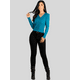 thumbnail image 2 of Set De 2 Sueter De Mujer Manga Larga Unitalla Sueteres Botón Sweater, 2 of 5